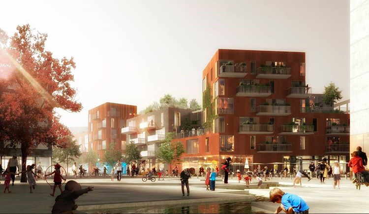 Orienten er det første almene byggeri i Nordhavn. Og allerede i løbet af efteråret 2019 kan beboerne flytte ind i de første boliger i det knap 14.000 m2 almene kvalitetsbyggeri på den attraktive adresse. || Orienten_web.jpg