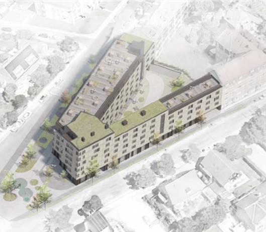 Fællesskabets Hus Oppefra