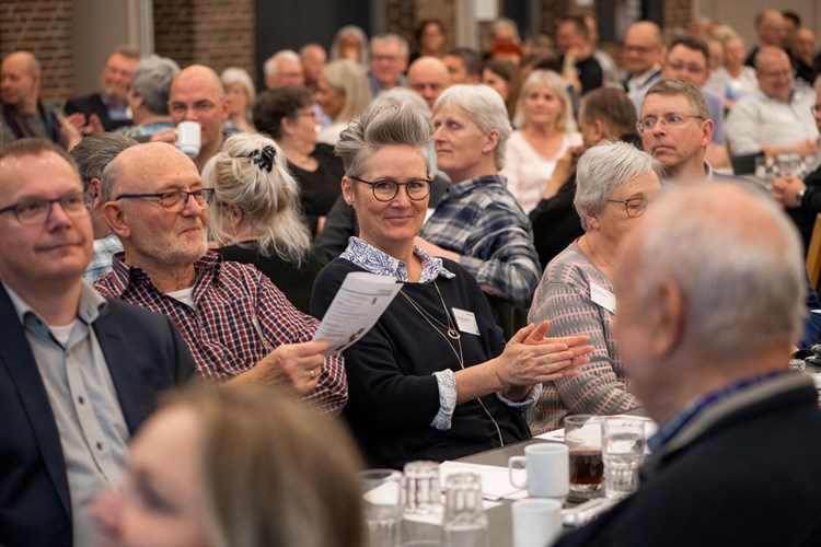 Domea.dk's landskonference og generalforsamling samler under normale omstændigheder henved 500 beboerdemokrater under samme tag i Nyborg på Fyn. Konferencen skulle være afholdt i den første uge af april, men er nu aflyst. Foto: Jacob Ljørring || WEB Salen19 JL 6022