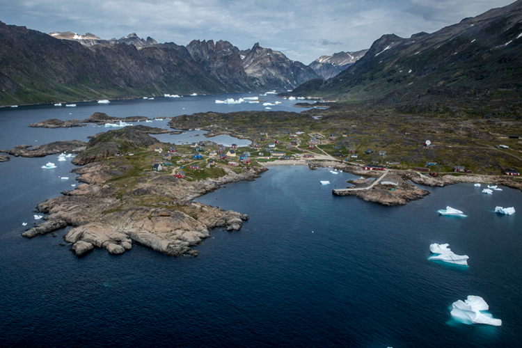 Billede af natur i Grønland. || Ini 1 Web
