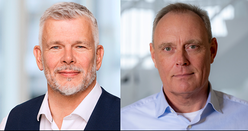Portrætter af Peter Basland og Thomas Holluf Nielsen